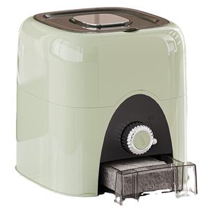 Boîte de rangement à boutons rotatifs pour le riz et les aliments Récipient de stockage de cuisine en plastique étanche à l'humidité Techniques d'injection - Product Image 1