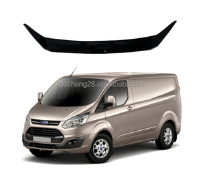 Protector de capó para Ford Tourneo <span class=keywords><strong>Custom</strong></span> Ford New Transit 2012-2023 Deflector de capó Escudo de insectos delantero Otros accesorios exteriores - Product Image 1
