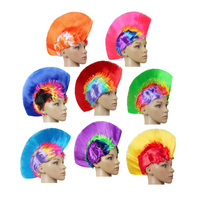 Gros Coupe Du Monde de Football Fans Couleur Perruque Cirque Costume Parti Cap Cheerleading Partie Carnaval Jour Perruques