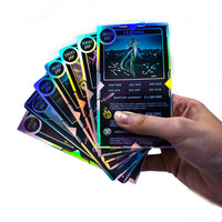 Cartes de jeu laser personnalisables, impression d'ensembles de cartes à collectionner d'anime, accessoires interactifs pour jeux de société
