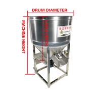 Mélangeur d'aliments électrique en acier inoxydable pour l'élevage, haute productivité