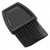 Brosse en plastique d'arbitre de couleur noire de haute qualité Brosse de baseball