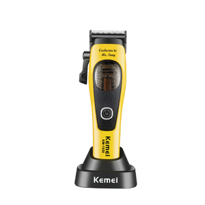 Cortadora de Pelo Kemei Km-1920 con Batería de Litio de 4500 mAh, Potente para Barbería, Motor Magnético de 9000 RPM, Inalámbrica con Base - Product Image 6