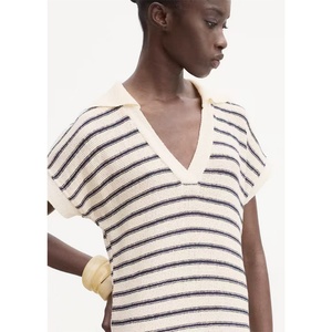 Abito Lungo a Righe 2026 <span class=keywords><strong>con</strong></span> <span class=keywords><strong>Spacco</strong></span> Laterale, <span class=keywords><strong>Vestito</strong></span> Estivo Casual Slim Fit <span class=keywords><strong>in</strong></span> <span class=keywords><strong>Maglia</strong></span> Tinta Unita Lunghezza Caviglia per Donna - Product Image 4