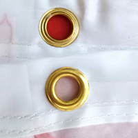 Drapeau sarde Corse 3x5ft avec Croix de Saint Georges et Quatre Têtes de Maure Polyester Strong Double-Stitched Soft Party Use