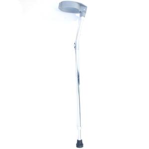 Adjustable Aluminum Alloy Forearm <b>Cane</b> Elbow Support Height Adjustable Silver 300 Lb Capacity For Elderly Mobility Aid - Product Image 4