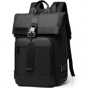 Mochilas Business Smart Student Roll Top Casual Sports Waterproof School Travel Bagpack Back <b>Pack</b> Backbag Laptop Backpack <b>Bag</b> - Product Image 2