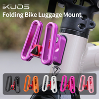 Support de fixation nez de cochon IKUOS pour porte-sac avant de vélo pliant, adaptateur d'extension pour Brompton JAVA Neo, pièces de modification de guidon