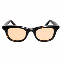 LBAshades 3602 Lunettes de soleil polarisées de haute qualité, monture carrée vintage, UV400, logo personnalisé, lunettes de soleil en acétate pour femmes et hommes