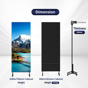Factory Wholesale Custom High <strong>Quality</strong> IP65 Digital Signage Advertising Smart LED <strong>Poster</strong> for Companies &amp; Malls with Direction - Product Image 3