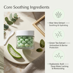 MRUIS 50g Gül Kolajen Amino Asit Sıkılaştırıcı Kapsül Krem Tek Doz Lifting Anti-Aging Işıltılı Yüz Kremi - Product Image 5