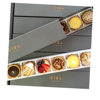 Boîte d'emballage en papier tiroir pour mini-cupcakes, gâteaux, œufs et tartes aux fruits, avec logo personnalisé, échantillon gratuit, vente en gros d'usine à prix abordable