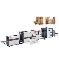 CHENQI Nouvelle machine entièrement automatique de fabrication de sacs en papier kraft à fond plat carré pour sacs alimentaires et de courses, composants essentiels du moteur PLC