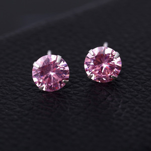 <span class=keywords><strong>Orecchini</strong></span> Minimalisti Trendy in <span class=keywords><strong>Argento</strong></span> Sterling <span class=keywords><strong>925</strong></span> con Zirconi Colorati, Gioielli alla Moda per Donne e Ragazze - Product Image 4