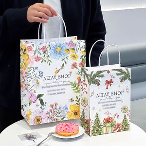 Sac d'emballage pour miel en papier kraft biodégradable et recyclable, personnalisé, avec poignées torsadées et impression offset - Product Image 5