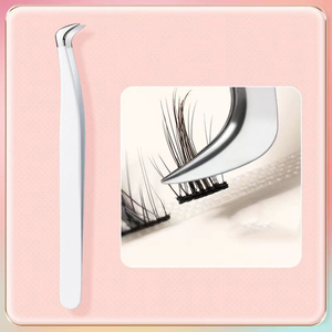 Haute qualité faux cils <span class=keywords><strong>pince</strong></span> à épiler or plume <span class=keywords><strong>pince</strong></span> pincement inoculation outil de maquillage pour les débutants artiste - Product Image 6