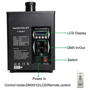 Máquina de Humo CO2 Igracelite Simulation de 4000W, Resistente al Agua IPX4, 30x5W LED RGB, Cañón de Humo de 20M, DMX512, Efecto para Fiestas y Escenarios - Product Image 3