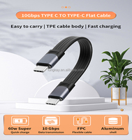 Cable de Alimentación Tipo C, Cable de Datos 8K, 40 Gbps, 3.1 Gen 2, USB C, Flexible, con Blindaje Trenzado, Carga Rápida PD