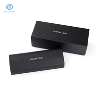 Ensemble de boîtes à lunettes en cuir PU de haute qualité, impression personnalisée du logo, emballage pour lunettes, kit cadeau pour lunettes de soleil