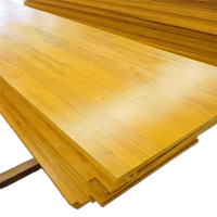 Panneau de coffrage jaune 3 plis E0, 500x2500mm, design moderne, placage de sapin, 21mm 27mm, étanche, pour première qualité