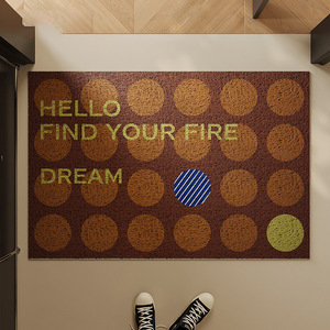 Alfombra de Entrada Rectangular Estilo Americano con Diseño de Lunares, Antideslizante, de Seda, Fácil de Limpiar y Resistente al Desgaste - Product Image 3
