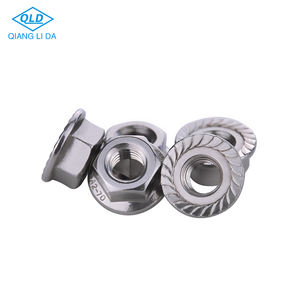 ชุดน็อตล็อคหัวหกเหลี่ยม DIN6923 พร้อมน็อต <span class=keywords><strong>T</strong></span> ขนาด M10 ชุบสังกะสี ผลิตจากสแตนเลส สำหรับงานเหมือง ระบบเมตริก - Product Image 5