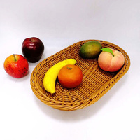 Hete Aanbieding: Draagbare Opbergmand voor Groenten, Eten, Diversen, Fruit - Ronde Vorm van Kunststof Rotan