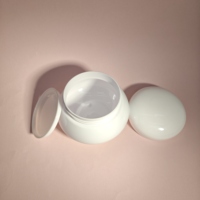 Pot cosmétique en plastique de forme unique avec couvercle, 50g, 100g, 200g, vide, pour crème, gommage visage et corps, masque, emballage de soins de la peau