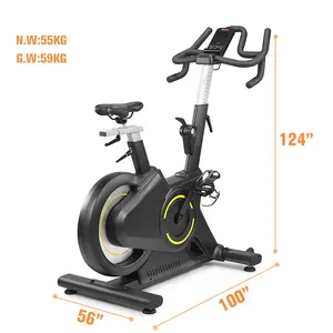 Fabriek Stille Indoor Fietsmachine Magnetische Hometrainer Stationaire Cardio Fitness Apparatuur Home Spinning Fiets