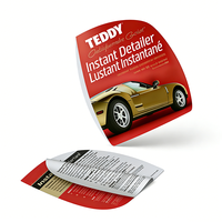 Étiquettes personnalisées multicouches TEDDY, autocollantes, pour usage commercial, industriel, nettoyage automobile, étiquettes autocollantes à double couche