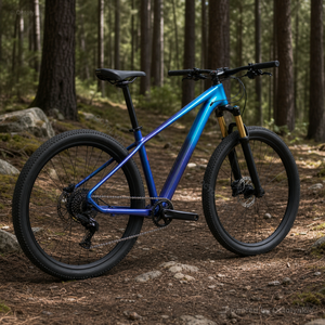 Bicicleta <span class=keywords><strong>de</strong></span> <span class=keywords><strong>Montaña</strong></span> <span class=keywords><strong>de</strong></span> Aleación <span class=keywords><strong>de</strong></span> Aluminio <span class=keywords><strong>de</strong></span> 27.5/29 Pulgadas, 10/12/27/30 Velocidades, Frenos <span class=keywords><strong>de</strong></span> Disco, Suspensión Delantera para Ciclismo Todoterreno - Product Image 6