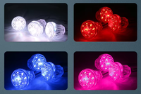 Lampes LED PC 60 mm pour fêtes foraines et carnavals, lumières ponctuelles Turbo Cabochon 6 LED, indice de protection IP67, garantie de 2 ans, parcs d'attractions