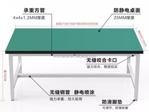 Fabricant de coussinets réglables en gros, établis d'opération épaissis et établis de laboratoire - Product Image 5