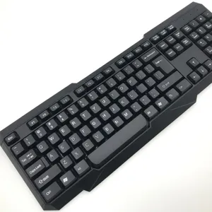 Teclas de teclado personalizadas para ordenador de escritorio, teclas RGB led de 107 teclas, teclado inalámbrico para ordenador de escritorio, thai, español, ruso, árabe, OEM, 2,4G