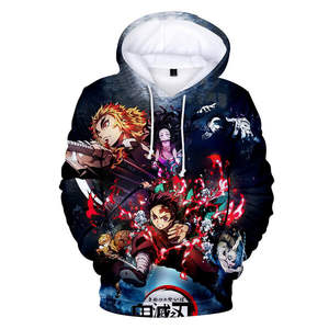 Vendita calda giappone <span class=keywords><strong>Anime</strong></span> <span class=keywords><strong>Demon</strong></span> <span class=keywords><strong>Slayer</strong></span> Pullover donna felpa con cappuccio Cartoon felpa ragazzi ragazze Cosplay Costume felpe con cappuccio felpe - Product Image 1