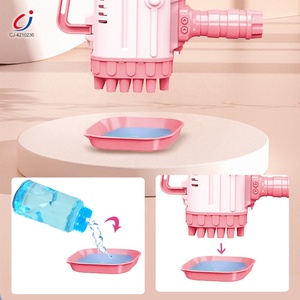 Pistola de burbujas Chengji 2025 niños 32 agujeros verano al aire libre jabón agua juego un clic inicio máquina de burbujas - Product Image 3