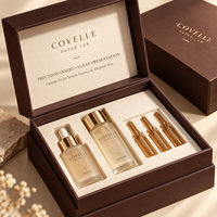 Boîte cadeau personnalisée en carton style livre avec couvercle rabattable pour produits de beauté, emballage écologique, fournisseur OEM