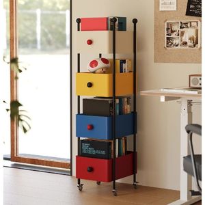 Libreria <span class=keywords><strong>in</strong></span> <span class=keywords><strong>Ferro</strong></span> Mobile dal Design Invisibile, Stile Minimalista Moderno per Soggiorno e Camera da Letto, Uso Domestico - Product Image 3