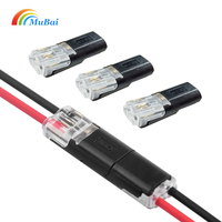 Connecteur Qijie sans dénudage 1 entrée 2 sorties, 1 entrée 3 sorties, 1 entrée 4 sorties, boîtier de distribution et de répartition de câbles pour éclairage LED