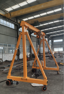 رافعة جسرية محمولة يدوية بسعة 10 أطنان وارتفاع رفع 10 أمتار مع محرك دوار مرن - متنقلة للاستخدام الصناعي - Product Image 2