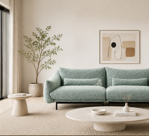 Sofá Moderno <span class=keywords><strong>para</strong></span> Sala de Estar con Tapicería de Cuero y Tela, con Relleno de Esponja - Product Image 3