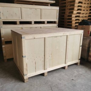 กล่องไม้สำหรับบรรจุอุปกรณ์ ขนาด 1000x1000x1000 มม. ผลิตจากไม้อัด ยี่ห้อ Qianxing Timber Industry ปรับแต่งได้ตามต้องการ - Product Image 1