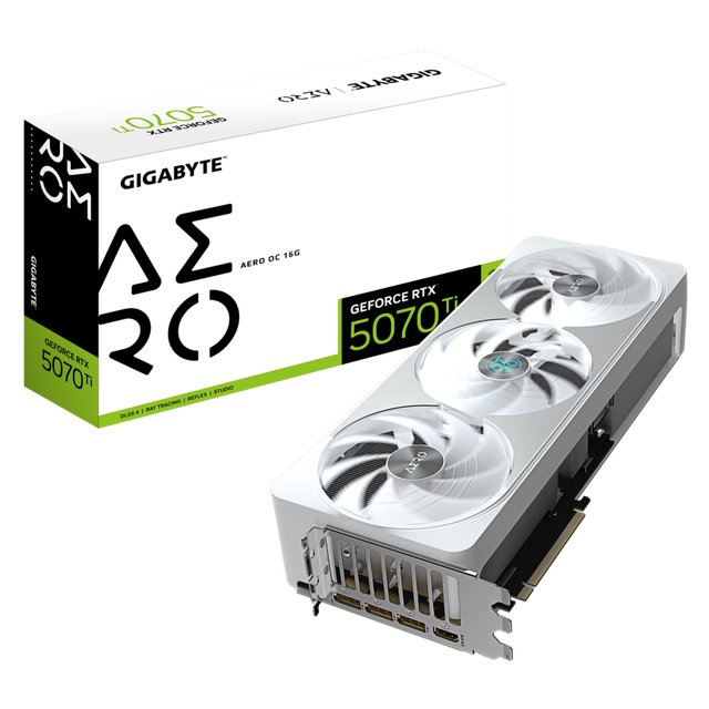 Graphics Card RTX 5070 TI Snow Eagle AERO OC SFF 16G Gaming and Design Graphics Card