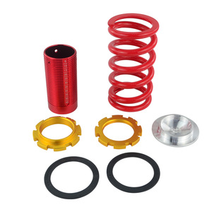 Kit de suspension fileté Poyracing avec support supérieur en aluminium rouge pour Honda Civic 88-00 – Système de réglage des amortisseurs - Product Image 4