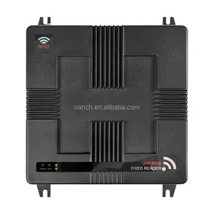 Vanch 8 채널 UHF RFID 고정 리더 VF-787 + 무료 SDK 860-928MHz 멀티 채널 8 포트 라이브러리 관리를위한 RFID 리더
