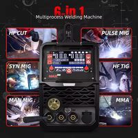Mesin Las Aluminium MIG 6 in 1 BARU PULSE MIG GAS MIG NO GAS HT TIG CUT MMA 220V