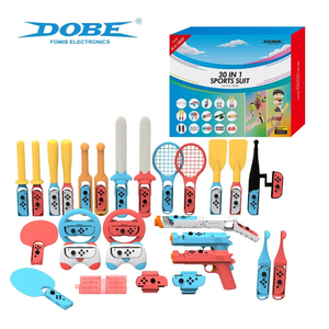 Pack d'accessoires sportifs <span class=keywords><strong>DOBE</strong></span> Universal <span class=keywords><strong>OLED</strong></span> 30 en 1 pour <span class=keywords><strong>Switch</strong></span>, volant ergonomique avec poignée pour accessoires de fitness <span class=keywords><strong>Switch</strong></span> - Product Image 1