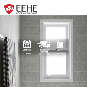 EEHE <strong>Windows</strong> <strong>Double</strong> <strong>Hung</strong> CE Certified Thermal Break Windproof Anti-Fall Aluminum <strong>Double</strong> <strong>Hung</strong> GlassWindows - Product Image 2
