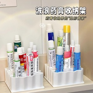 Caja de almacenamiento de ungüentos, organizador de escritorio multifuncional rectangular para cremas y medicamentos, estante para medicamentos tubulares pequeños de 5 capas - Product Image 4