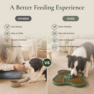 Premium OEM/ODM Costom Silicone Pet Lick <b>Mat</b> for Dogs & <b>Cats</b>, Multi-Area-Use Slow Feeder & Anxiety Relief Pad, Dishwasher Safe - Product Image 5